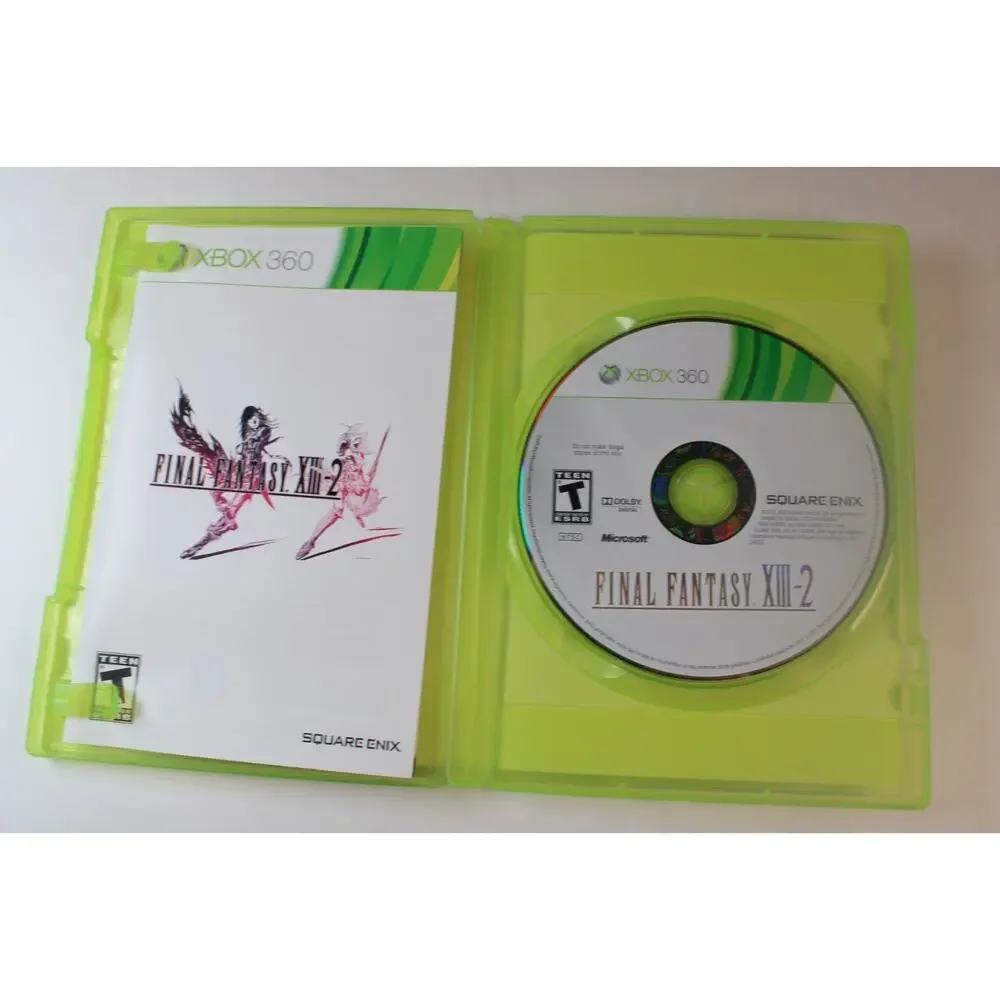 2 games: Final Fantasy XIII + XIII-2 (Microsoft XBox 360) Authentic, Tested
